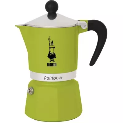 Cafetière italienne BIALETTI RAINBOW 6 tasses vert - 0,30 L