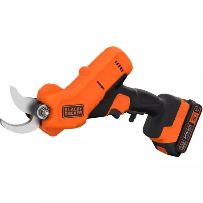 Sécateur sans fil BLACK+DECKER 18V - Noir / Orange