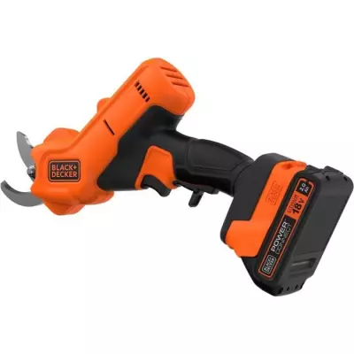 Sécateur sans fil BLACK+DECKER 18V - Noir / Orange