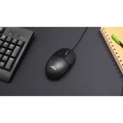 Souris filaire BLUESTORK OFFICE 10 pour PC/Mac - Noir - Compacte et Performante