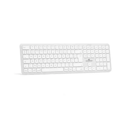 Clavier sans fil Bluetooth Bluestork pour Mac - Full size - Blanc