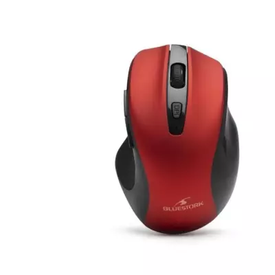 Souris Sans Fil Rouge BLUESTORK - Rechargeable - PC/MAC