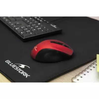 Souris Sans Fil Rouge BLUESTORK - Rechargeable - PC/MAC