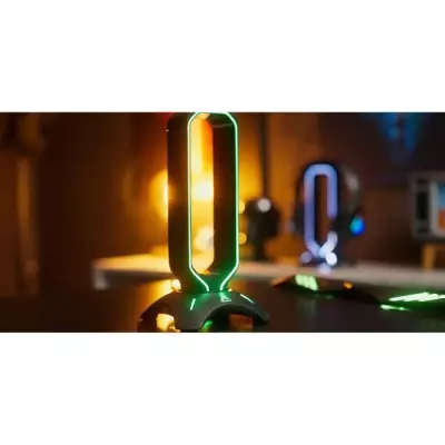 Support pour Casque Gamer - The G-Lab K-STAND RADON - RGB Noir - USB