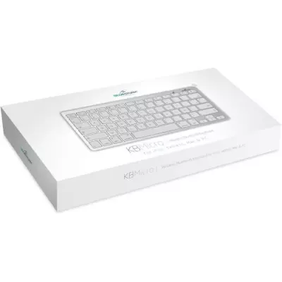 Clavier Bluetooth BLUESTORK MINI MAC Compact Blanc