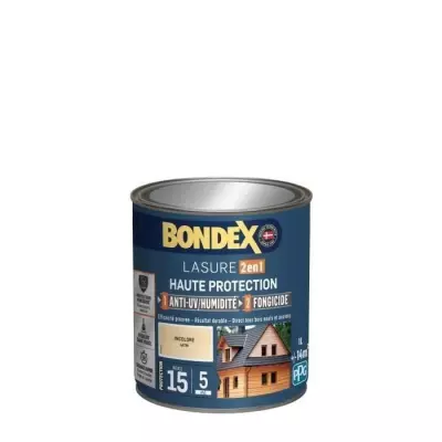 Peinture protectrice BONDEX Lasure 2 en 1 - Incolore