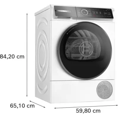 Sèche-linge pompe à chaleur Bosch WQB246C0FR: Econome en énergie et connecté