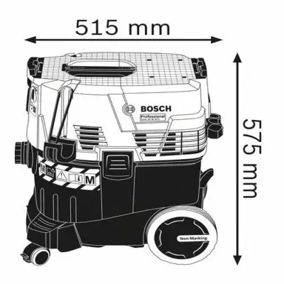 Aspirateur pour solide et liquide 1380W BOSCH - Modèle GAS 35 M AFC