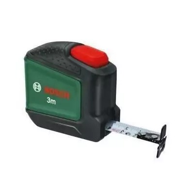Ruban à mesurer Bosch 3m compact - Longueur colis (cm): 10, Largeur colis (cm): 15, Hauteur colis (cm): 5