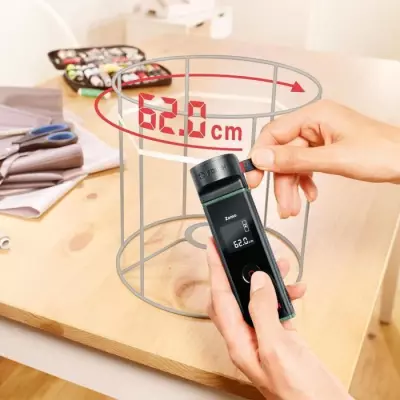 Mesurez avec précision avec l'adaptateur mètre ruban Bosch