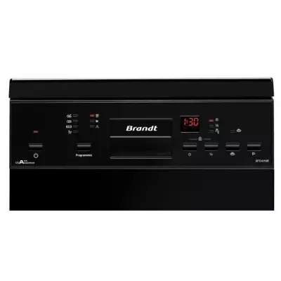 Lave-vaisselle Brandt DFS1010B: 10 couverts, induction, noir