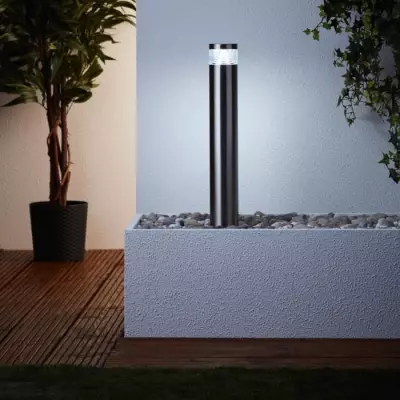 Potelet extérieur AVON - BRILLIANT - Gris - Éclairage LED 4W