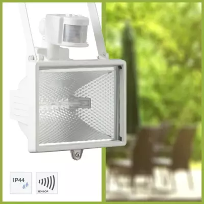 Projecteur extérieur avec détecteur TANKO - BRILLIANT - Blanc IP44
