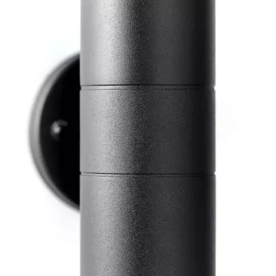 Applique murale extérieure JANDY 2L noir métal/verre - BRILLIANT IP44