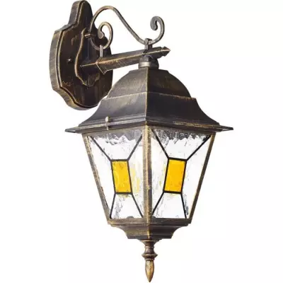 Applique extérieure descendante BRILLIANT JANEL - Noir - E27 max 60W