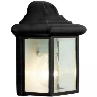 Applique extérieure NISSIE noir E27 1x40W - Design élégant