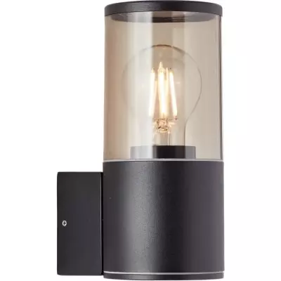 Applique extérieure SERGIORO BRILLIANT - Noir dépoli - E27 20W - IP44