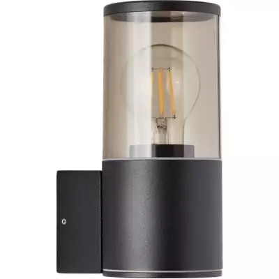 Applique extérieure SERGIORO BRILLIANT - Noir dépoli - E27 20W - IP44