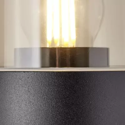Applique extérieure SERGIORO BRILLIANT - Noir dépoli - E27 20W - IP44
