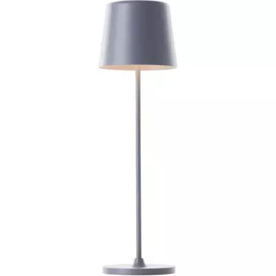 Lampe à poser LED KAAMI BRILLIANT - Design métallique - Gris