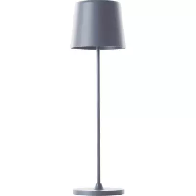 Lampe à poser LED KAAMI BRILLIANT - Design métallique - Gris