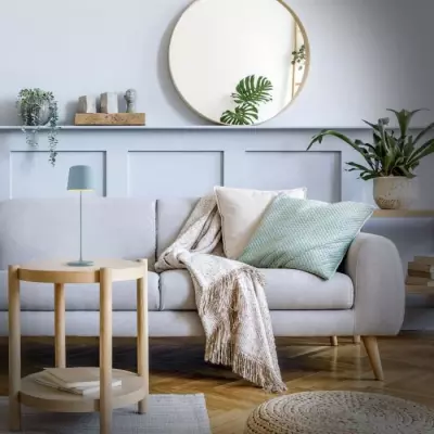 Lampe à poser LED KAAMI BRILLIANT - Nordique Bleu - Design Scandinave - IP44