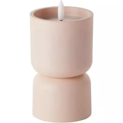 Lampe de table extérieure BRILLIANT LOVERE - Bougie en plastique 3W - Beige et brun clair