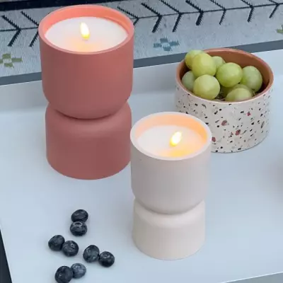 Lampe d'extérieur BRILLIANT LOVERE - Forme bougie - 3 W - Terre cuite
