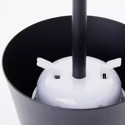 Lampe de table d'extérieur - BRILLIANT - PICCO - LED et solaire - Noir 5 W