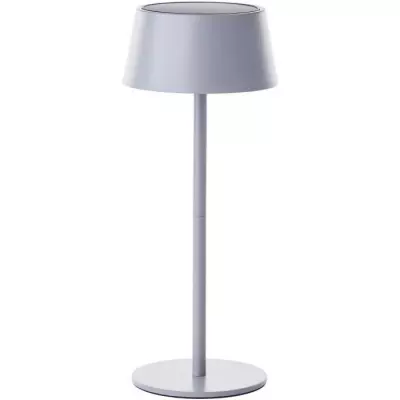 Lampe de table d'extérieur - BRILLIANT - PICCO - LED et solaire - Gris dépoli