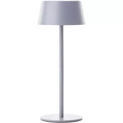 Lampe de table d'extérieur - BRILLIANT - PICCO - LED et solaire - Gris dépoli