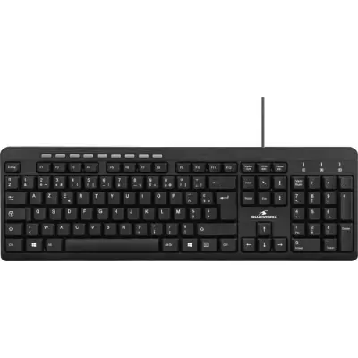 Clavier Filaire BLUESTORK MEDIAFIRST II Noir - Idéal pour votre ordinateur
