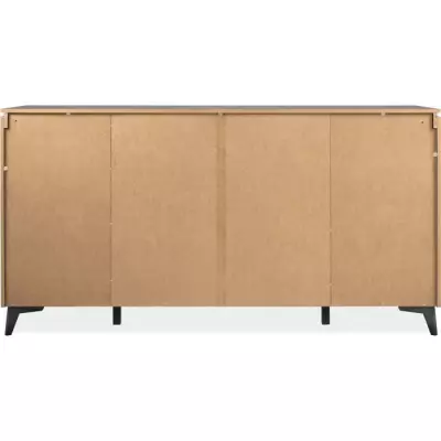 Buffet Bertrix 51A - Décor ardoise/anthracite - 4 portes et étagères