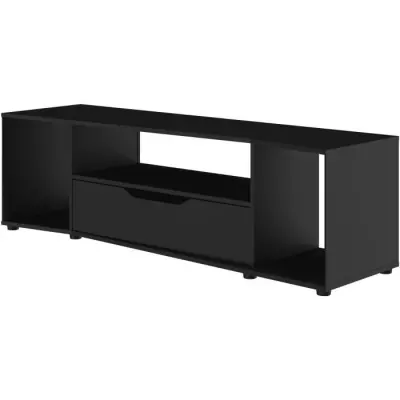 Meuble TV gamer HACK Noir 163 x 45 x 48 cm - DIAGONE