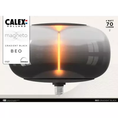 Ampoule LED E27 - CALEX - MAGNETO BEO - Noir