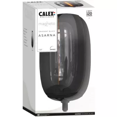 Ampoule LED E27 - CALEX - Filament flexible - 4W - Noir