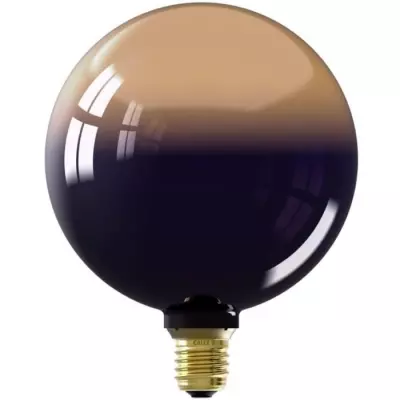 Ampoule LED E27 CALEX INCEPTION G125 - 3,5W - Dégradé noir/or