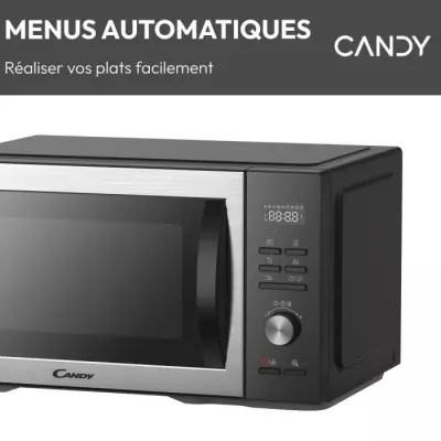 Micro-ondes Combi Candy Essenza 1000W 29L Noir