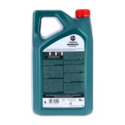 Huile moteur CASTROL Magnatec 5W-40 DPF 5L - Performances exceptionnelles