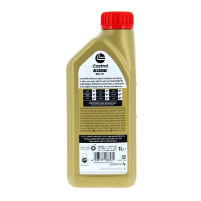 Huile moteur CASTROL EDGE 5W-40 1L - Performances exceptionnelles