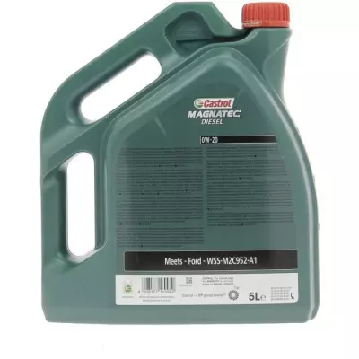 Huile moteur CASTROL Magnatec Diesel 0W-20 5L - Performances exceptionnelles