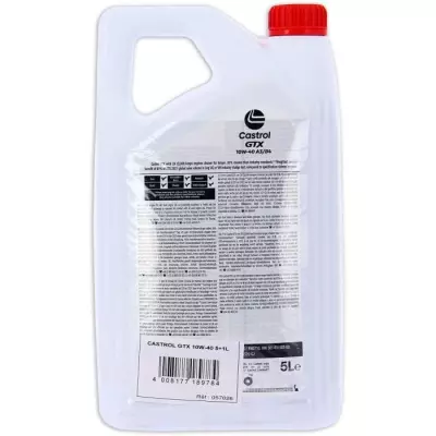 Huile Moteur CASTROL GTX 10W-40 A3/B4 5L+1L - Performances exceptionnelles