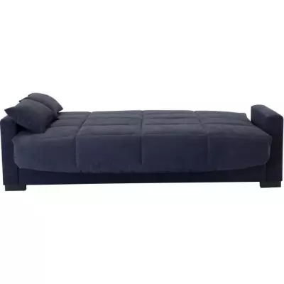 Canapé clic clac 3 places Bleu - Confortable et pratique