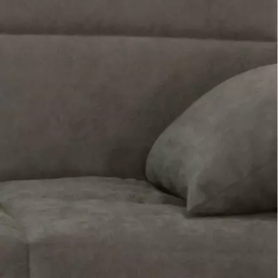Canapé clic clac 3 places Taupe - Matelas 17 cm - Design compact