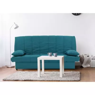 Banquette clic clac 3 places - Bleu canard - Certifié FSC - MILA