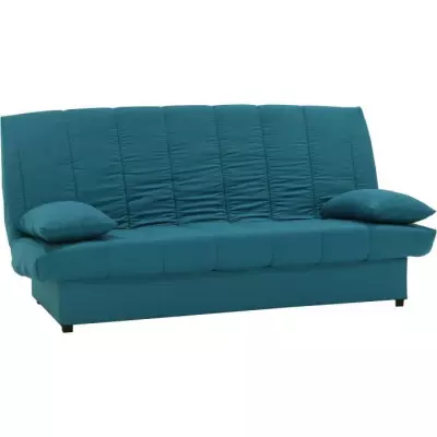 Banquette clic clac 3 places - Bleu canard - Certifié FSC - MILA