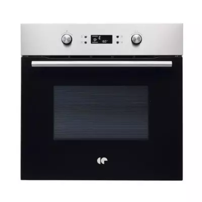 Four encastrable Pyrolyse 65L - Chaleur tournante - Noir/Inox - CEF65PIX - Compact