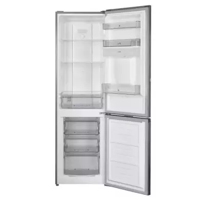 Réfrigérateur congélateur bas 251L Inox Total No Frost