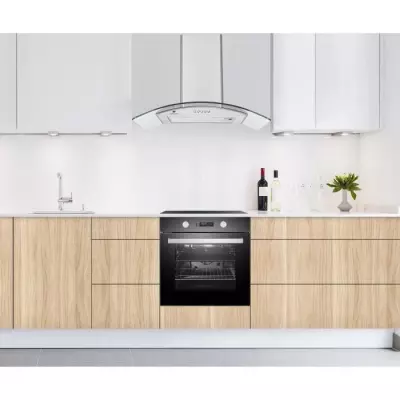 Hotte décorative Continental Edison - 60 cm - inox verre