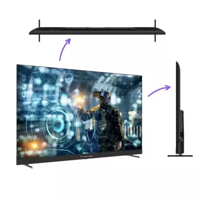 TV 4K UHD QLED Gaming 65" - Smart Google - Wifi Bluetooth